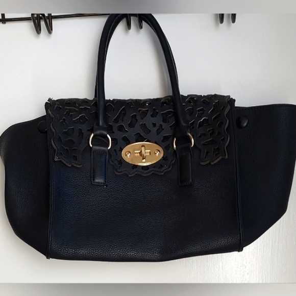 Vintage shoulder black bag - Picture 2 of 7